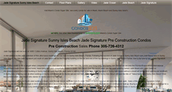 Desktop Screenshot of jadesignaturecondosales.com